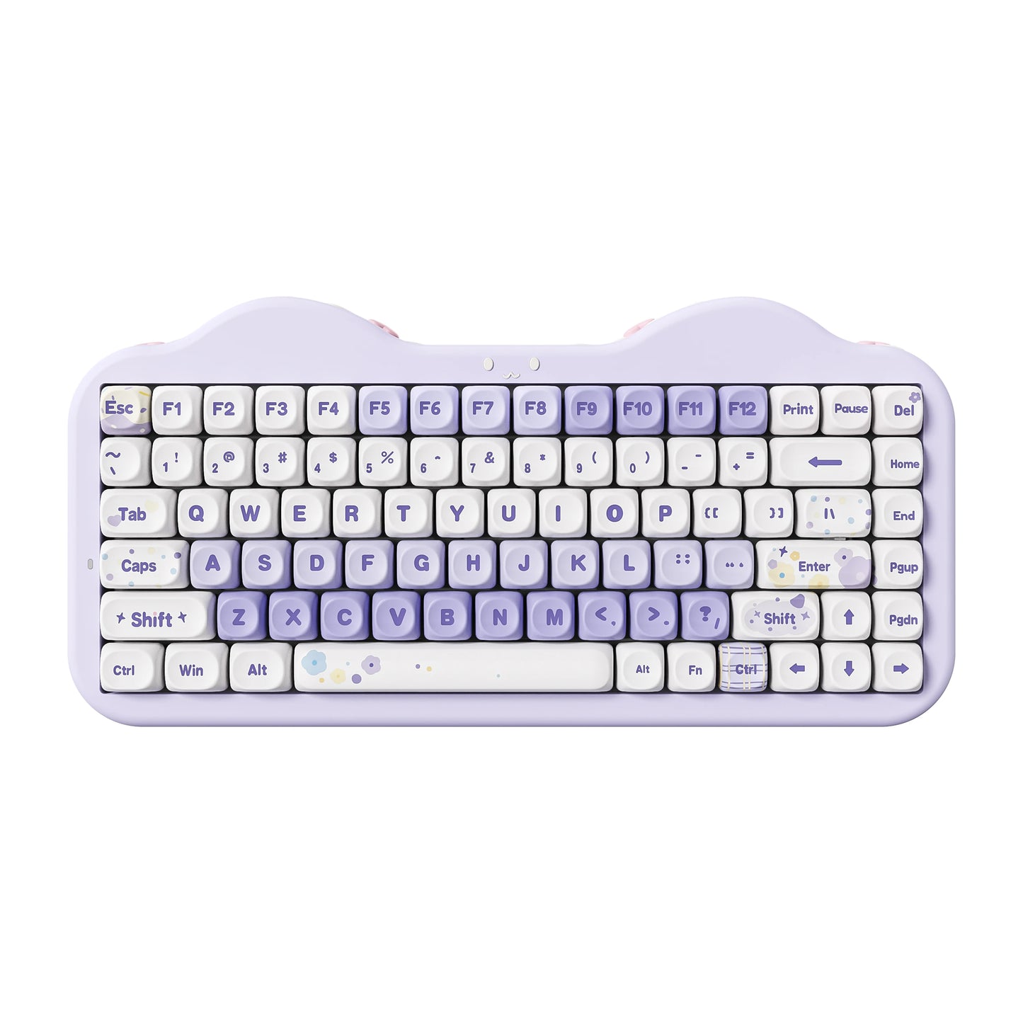 YUNZII C75 Pink Wireless Mechanical Keyboard Το απόλυτο 75% custom keyboard με creamy αίσθηση πληκτρολόγησης