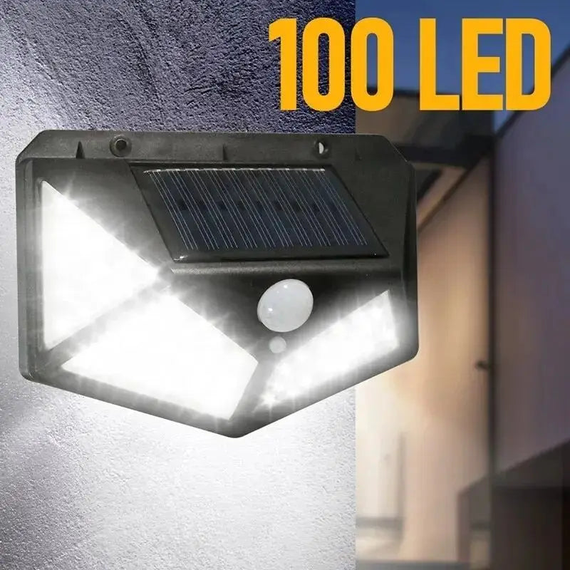 🌞 1/2/4/6τμχ Ηλιακά Φωτιστικά Τοίχου με 100 LED & Αισθητήρα Κίνησης PIR – Εξωτερικά Φωτοβολταϊκά Φώτα Κήπου 💡✨