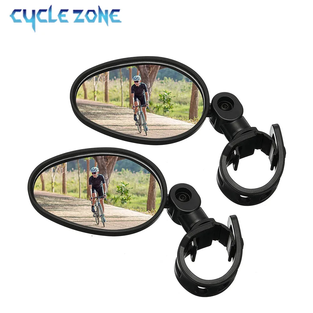 🚴‍♂️🔍 Σετ 2 Καθρέφτες Ποδηλάτου – 360° Ρυθμιζόμενοι, Περιστρεφόμενοι & Ανθεκτικοί για MTB & Road Bike 🚦