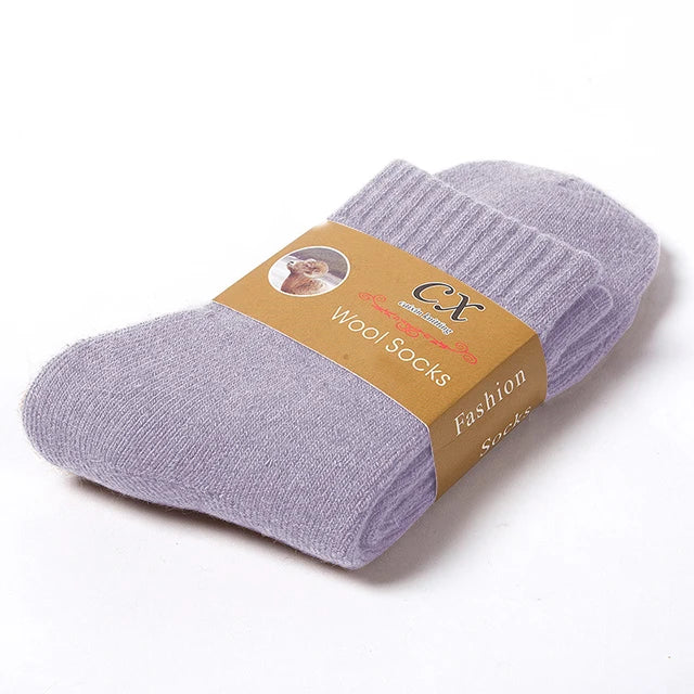 🧦Χειμερινές Κάλτσες Merino Wool – Extra Παχιές & Ζεστές για Άνδρες & Γυναίκες ❄️🔥