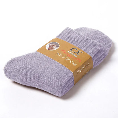 🧦Χειμερινές Κάλτσες Merino Wool – Extra Παχιές & Ζεστές για Άνδρες & Γυναίκες ❄️🔥