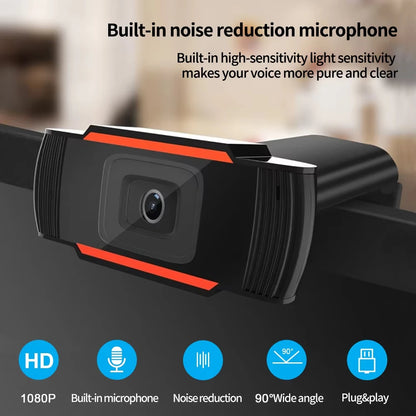 🎥💻 Gohero 2K/1080P Full HD Webcam με Μικρόφωνο 🎤 | USB Plug & Play | Autofocus 🔎 | Live Streaming & Video Calls