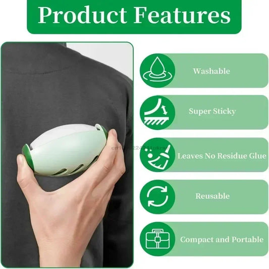 🐾🧼 Reusable Lint Roller – Washable & Portable Gel Ball ✨ Ιδανικό για Τρίχες Κατοικιδίων & Σκόνη σε Ρούχα & Έπιπλα