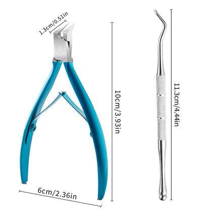 🦶✂️ Επαγγελματικός Κόφτης Νυχιών Ποδιών – Για Χοντρά & Εισεχόμενα Νύχια 👣 Stainless Steel Podiatrist Toenail Nipper