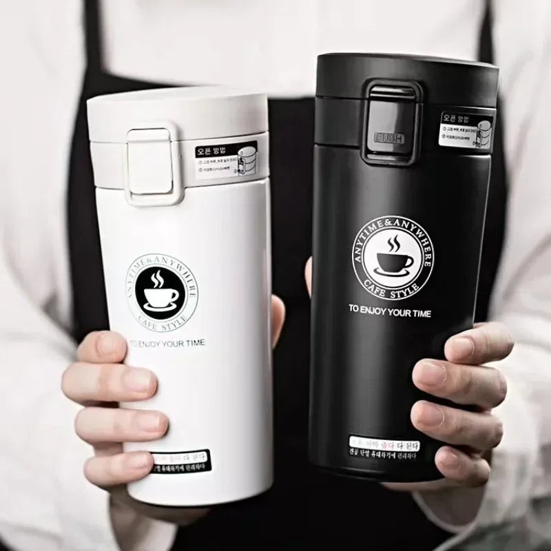 ☕ 304 Stainless Steel Θερμός Κούπα Διπλού Τοίχου – 380ml/500ml | Vacuum Flask Thermos Mug με Φίλτρο Τσαγιού & Αξεσουάρ