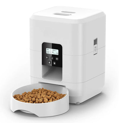 🐾 Smart Pet Feeder – Αυτόματη Ταΐστρα για Γάτες & Σκύλους με Χρονοδιακόπτη & WiFi