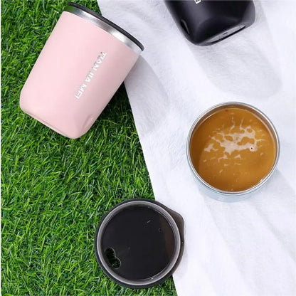 ☕ 300ml Θερμός Κούπα Καφέ | 304 Stainless Steel Double Layer Thermal Mug – Leakproof Travel Cup with Lid