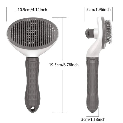🐾🧼 Pet Hair Remover Brush – Χτένα Περιποίησης & Αποτρίχωσης για Σκύλους & Γάτες με Ανοξείδωτες Βελόνες ✂️🐶🐱 Αφαιρεί εύκολα νεκρές τρίχες, κόμπους & σκόνη – ενώ κάνει απαλό μασάζ στο δέρμα του κατοικιδίου σου!