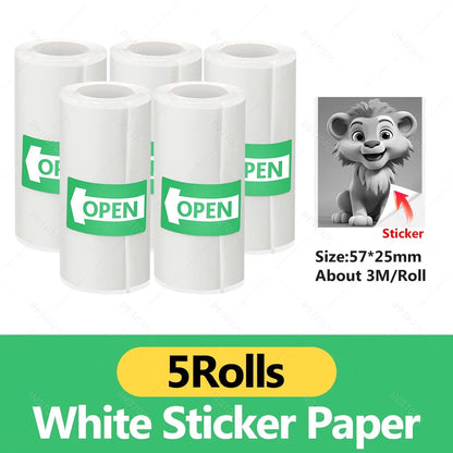 🖨️ 58mm Photo Label Mini Thermal Printer – Φορητός Εκτυπωτής Αυτοκόλλητων & Ετικετών μέσω Bluetooth