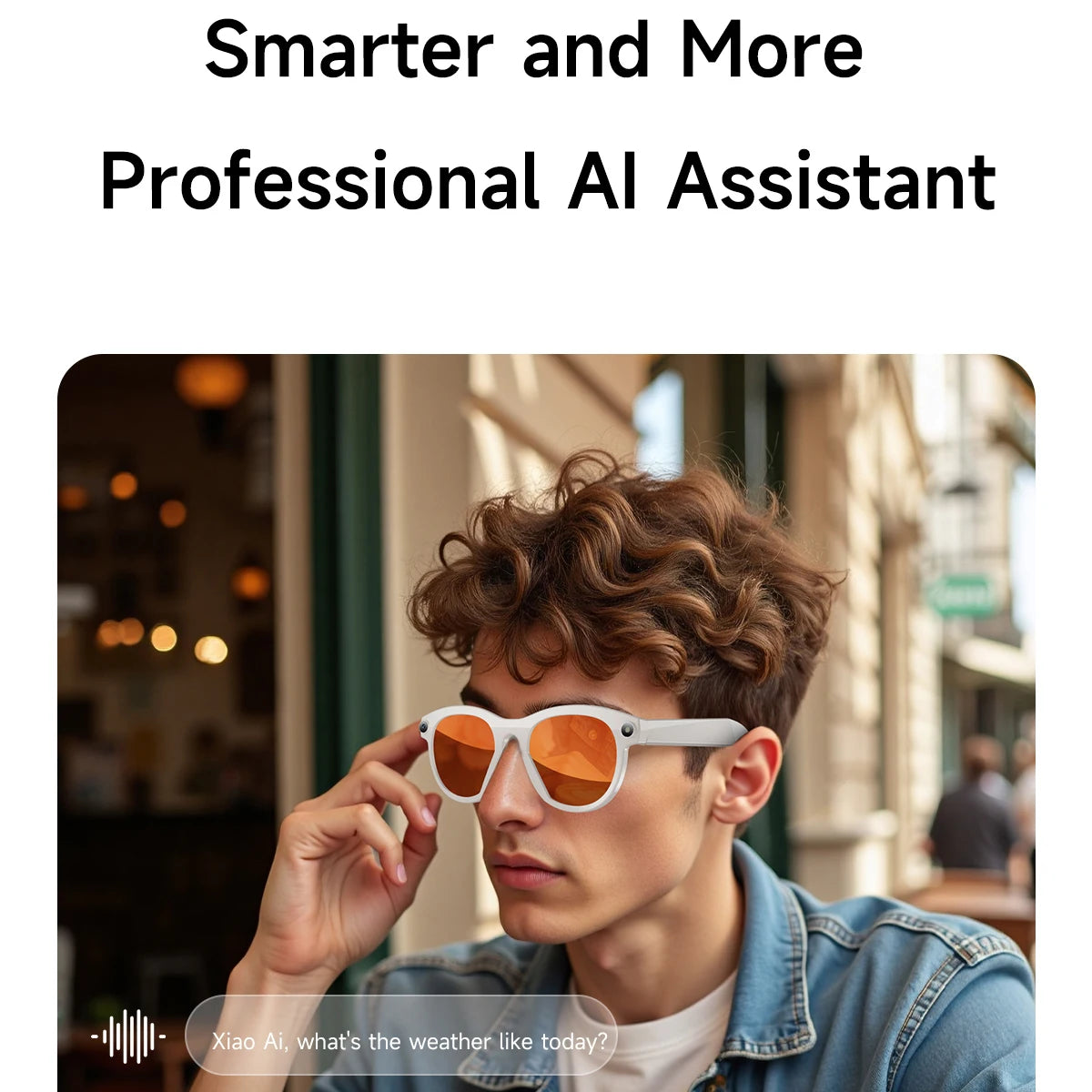 AI Smart Glasses with Camera & Bluetooth – Smart Glasses for Video, Calls & Translation