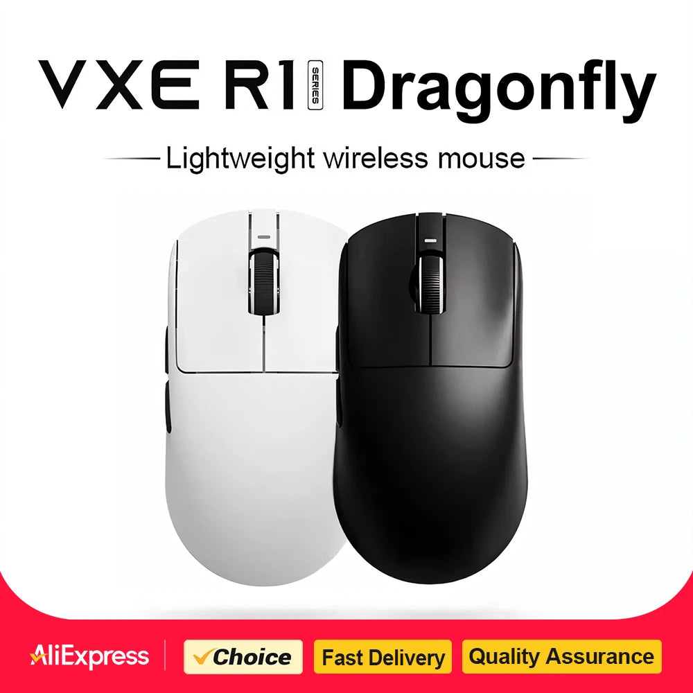🐉🎮 ATK VXE R1 Pro MAX Dragonfly – Bluetooth & 2.4G Wireless Gaming Mouse ⚡