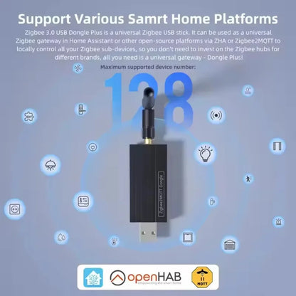 🔌 ZBDongle-P Wireless Zigbee 3.0 Gateway – USB Interface | Zigbee2MQTT | ZHA | OpenHAB | Home Assistant