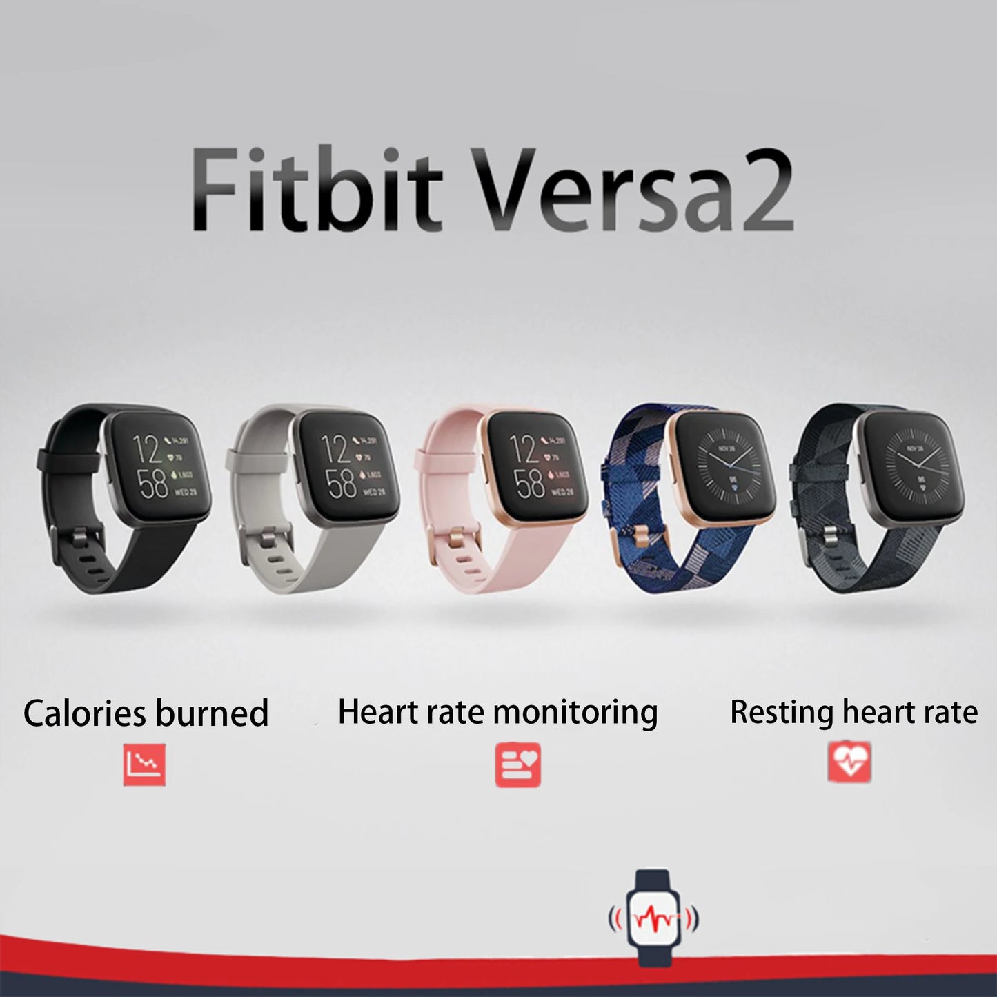 ⌚💪 Fitbit Versa 2 – Smartwatch με Καρδιακό Ρυθμό, Alexa, Μουσική & Sleep/Swim Tracking 🏊🎶