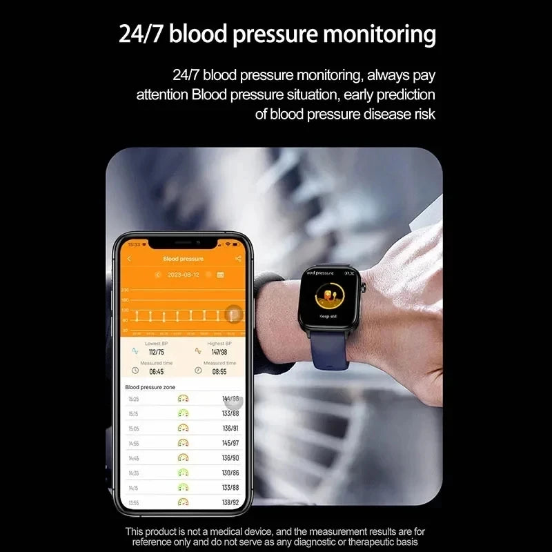 Smart Watch ECG + PPG – Προηγμένο Ρολόι Υγείας & Ευεξίας για Γυναίκες