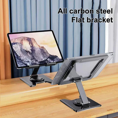 📱🔄 360° Rotatable Tablet Stand – Ρυθμιζόμενη & Αναδιπλούμενη Βάση iPad & Tablet 🎯