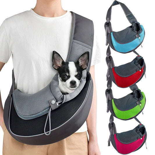 🎒🐾 Pet Carrier Sling Bag – Φορητή Τσάντα Ώμου για Μικρούς Σκύλους & Γάτες 🐶🐱 Ιδανική για βόλτες, ταξίδια και καθημερινές εξορμήσεις – με στυλ & άνεση!