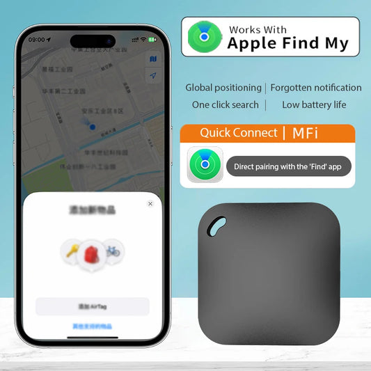 📍🔊 Smart Bluetooth GPS Tracker – MFI Locator με Apple Find My APP 🍏 Anti-Lost Device για Κλειδιά, Κατοικίδια & Παιδιά
