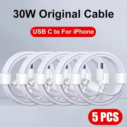 ⚡📱 30W Fast Charging Cable για iPhone – PD Γρήγορη Φόρτιση & Data Sync 🎯