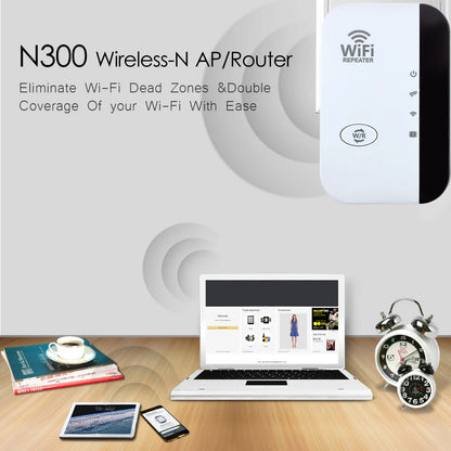 📶✨ FENVI 300Mbps WiFi Repeater – Ενισχυτής Σήματος & Extender με WPS ✨📶