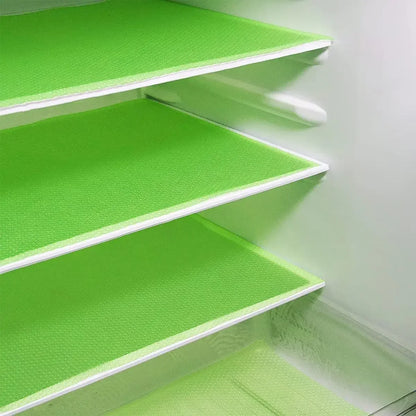 🧊✨ 4τμχ Αδιάβροχα Αντιολισθητικά Pads Ψυγείου – EVA Washable, Αντιμουχλικά & Αντιολισθητικά για Ράφια & Συρτάρια 🍎🥬