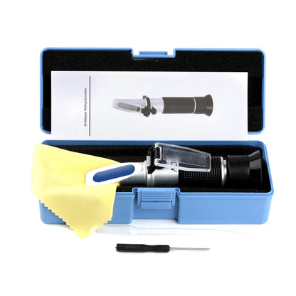 🍇🍷 Handheld Refractometer Tester 🚀 (Αλκοόλ 0-25% / Brix 0-40%)