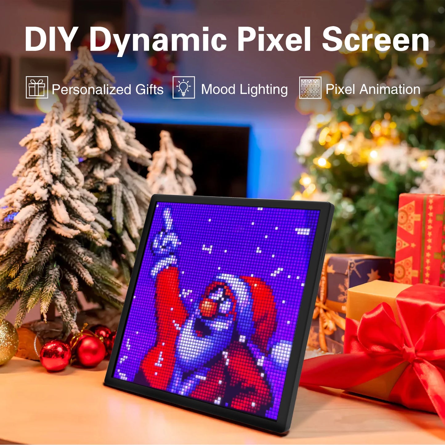 LED Pixel Display 64×64 RGB – Programmable Pixel Art Οθόνη με Bluetooth App