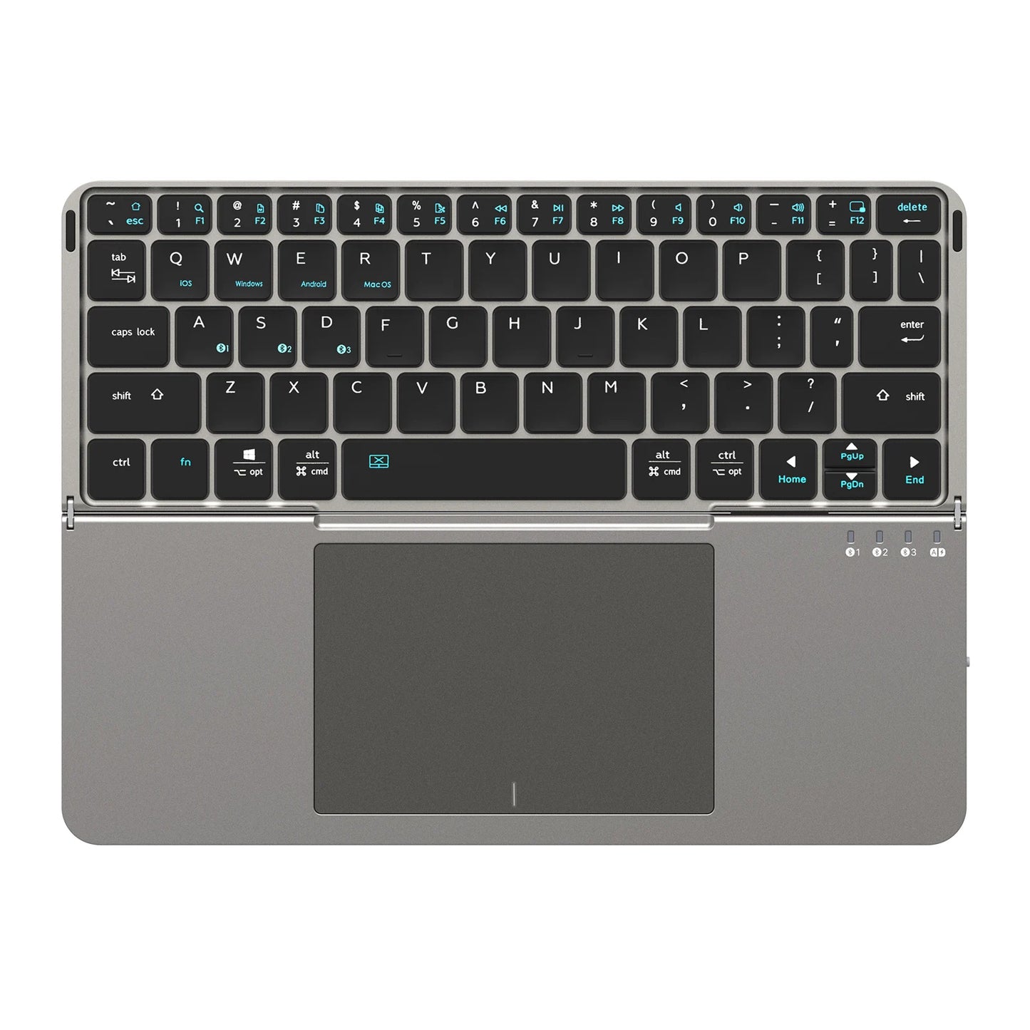 ⌨️📱 Multifunctional Foldable Bluetooth 5.0 Keyboard με Touchpad & Phone Holder