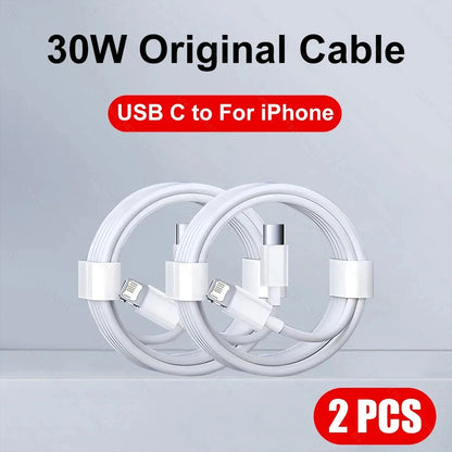 ⚡ PD 3.0 20W Γρήγορος Φορτιστής με Καλώδιο USB-C σε Lightning Η ιδανική λύση για ταχεία και ασφαλή φόρτιση των Apple συσκευών σου! 🍏🔋