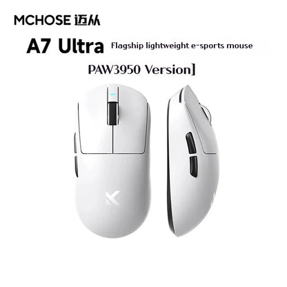 🎮🖱️ MCHOSE A7 Ultra Wireless Gaming Mouse – Απόλυτη ακρίβεια στα χέρια σου! Επαγγελματικό gaming με 8K polling rate, PAW3950 sensor και σχεδιασμό για μεγάλα χέρια! 👑🔥