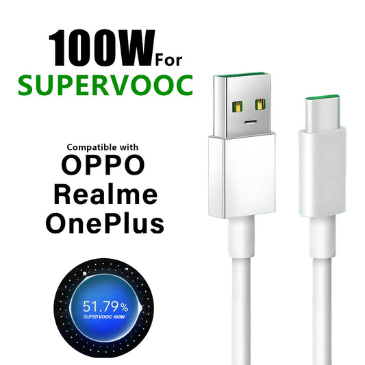 ⚡🔌 100W SuperVOOC Fast Charging Cable – Για OPPO, OnePlus & Realme 🎯