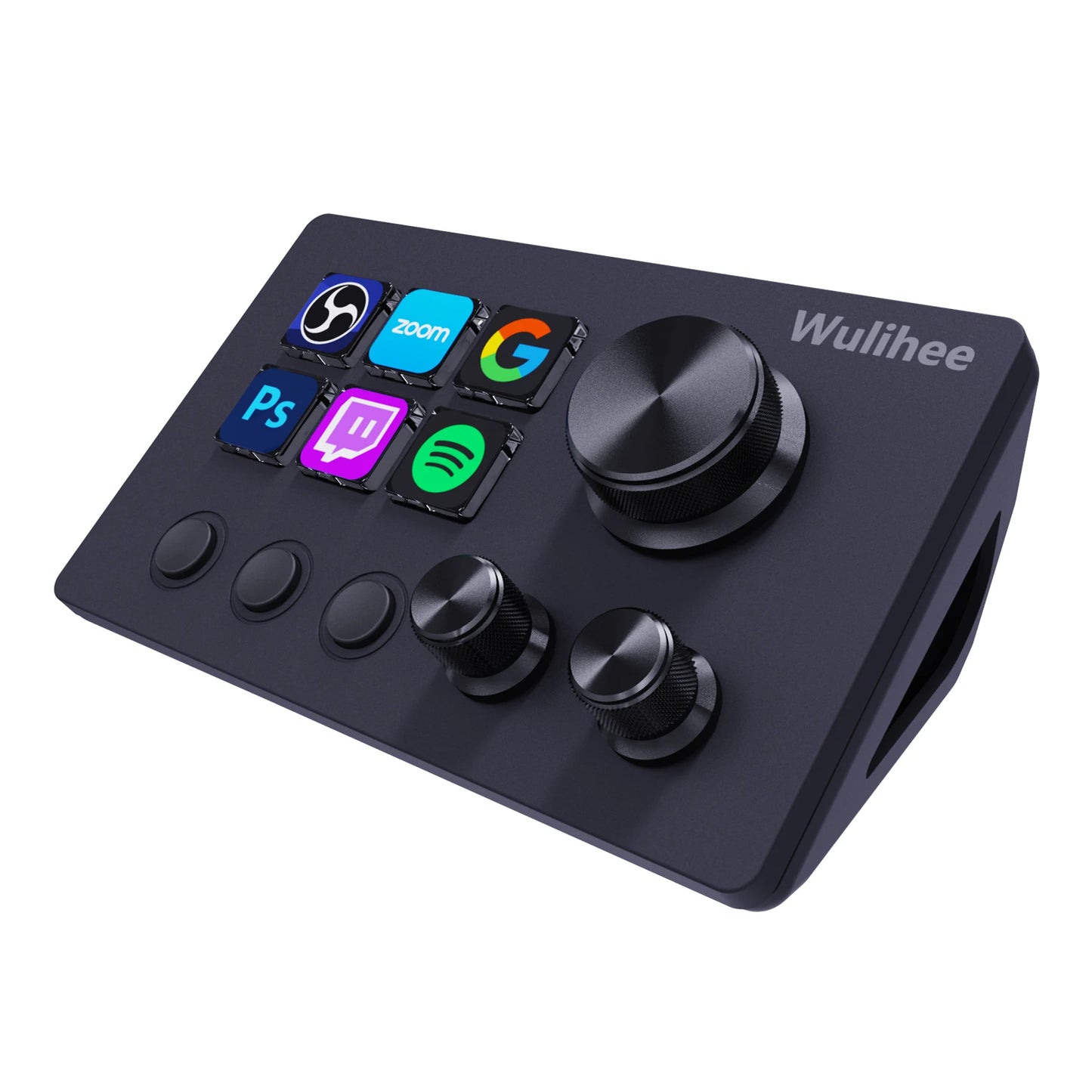 🎛️ Wulihee N3 Streamdeck Keyboard – Προγραμματιζόμενο Macro Mini Keyboard με Οθόνη & Knob | Visual Desktop Console για PC & Streaming