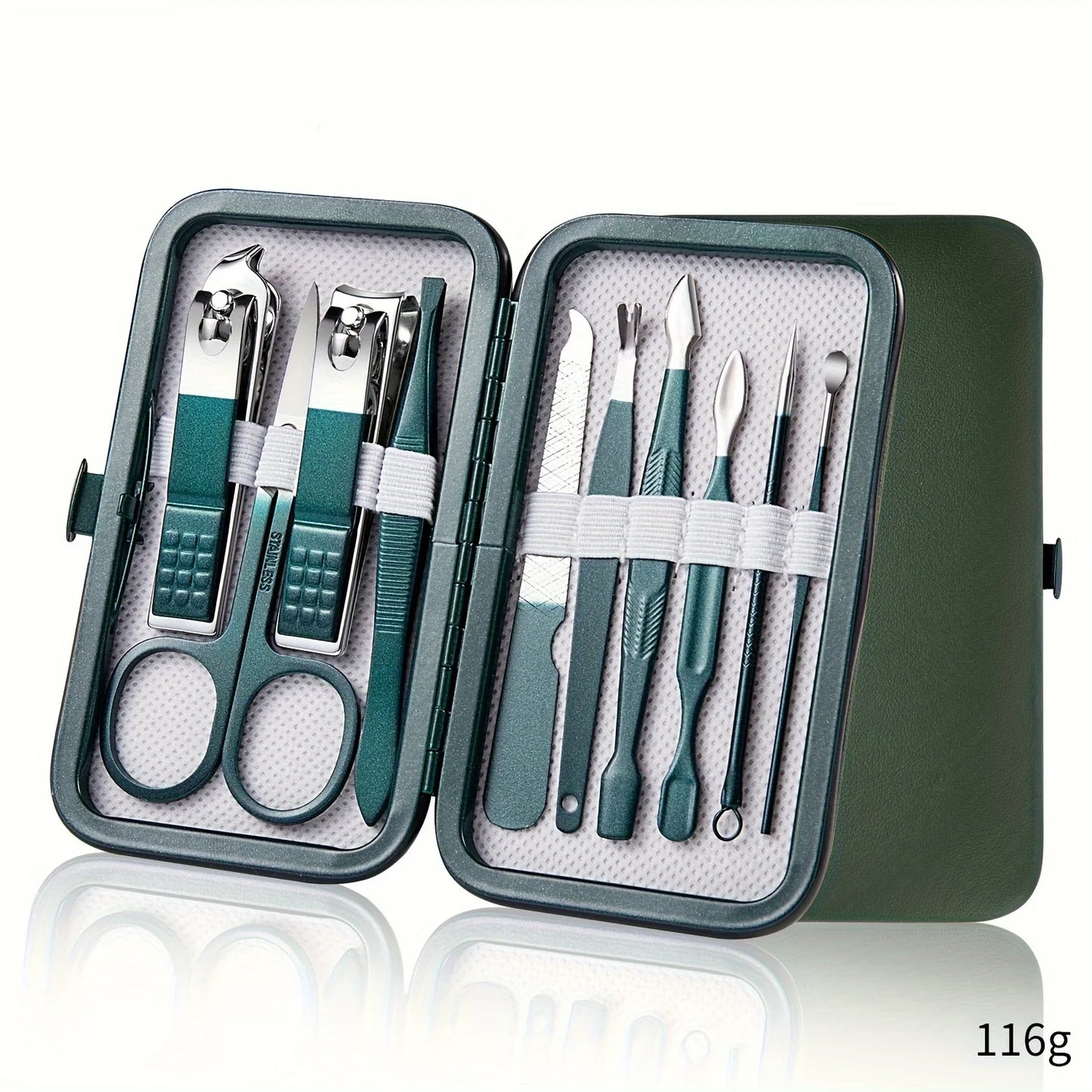 ✨ Professional Nail Care Kit – 7/10/12/18 PCS Manicure & Pedicure Set with Travel Case