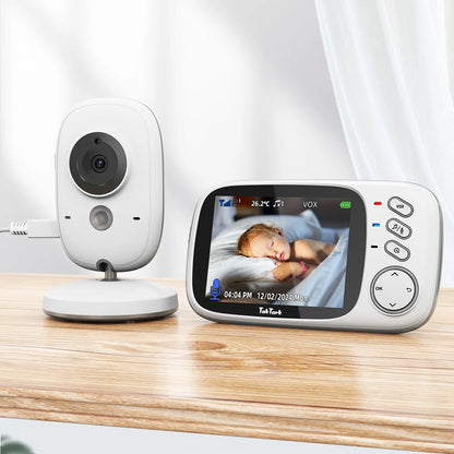 🍼📹 TakTark 3.2” Wireless Video Baby Monitor – Η ήρεμη λύση για γονείς Δες, άκου & μίλα στο μωρό σου εύκολα και με ασφάλεια – μέρα & νύχτα! 💖