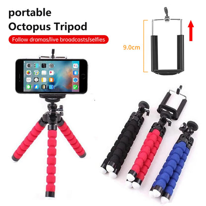 📸 Mini Octopus Tripod για GoPro Hero 11/10/9/8/7/6/5 – Flexible Stand με Universal Βάση