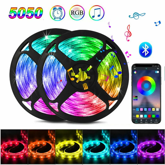 🌈💡 RGB LED Strip Light – SMD 5050 USB με APP & Remote Control 📱✨ Για TV, Σαλόνι & Υπνοδωμάτιο