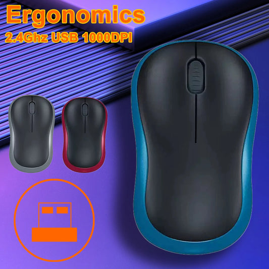 🖱️ 2025 New Wireless Mouse – 2.4GHz, Silent Clicks, USB, 1000DPI για PC/Mac 💻 Αθόρυβο, πρακτικό & plug-and-play – ιδανικό για εργασία, φορητούς & φοιτητές!
