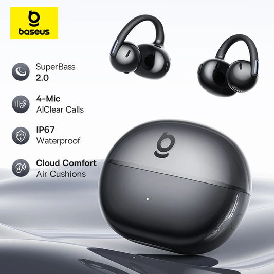 🎧 Baseus Bowie MC2 Air – Clip-on TWS Earbuds 🎧