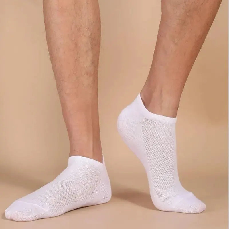 🧦✨ 10 Ζευγάρια Unisex Boat Socks – Άνετες, Αντιιδρωτικές & Αντιοσμικές