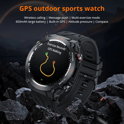 ⌚ COLMI V75 – GPS Smartwatch με Οθόνη 1.45” Ultra HD & Κλήσεις