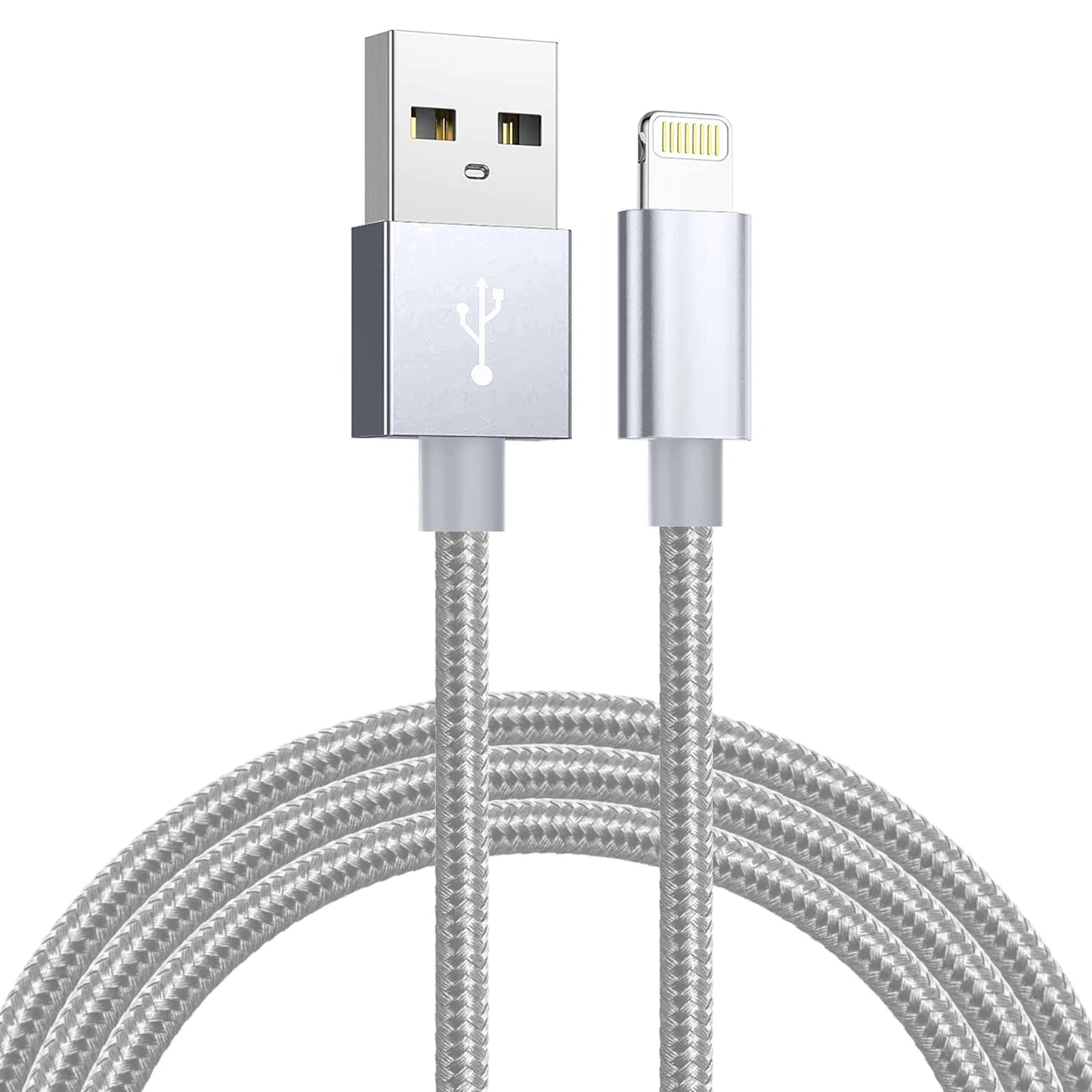 🔌 2.4A USB Καλώδιο Φόρτισης & Μεταφοράς Δεδομένων για iPhone / iPad Γρήγορη φόρτιση και αξιόπιστη μεταφορά αρχείων για όλες τις συσκευές σου Apple! ⚡🍏