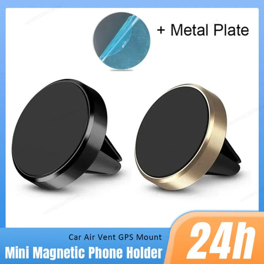 🚗🧲 Μαγνητική Βάση Κινητού Αυτοκινήτου – Air Vent Mount 📱 Για MagSafe iPhone 16/15/14/13/12, Samsung, Xiaomi & Universal Smartphones