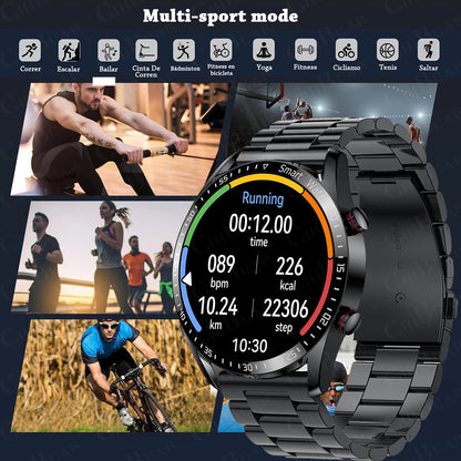 ⌚ New Smart Watch Men – 1.5” Full Touch Screen με Bluetooth Κλήσεις & Fitness Παρακολούθηση