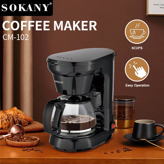 ☕⚡ Electric Drip Coffee Maker – Μικρή, Πρακτική & Οικολογική! ⚡☕  Compact Electric Coffee Maker with Reusable Filter