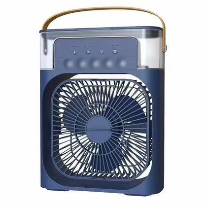 ❄️💨 3 σε 1 Φορητό Air Cooler – Ανεμιστήρας, Υγραντήρας & LED Night Light! 💨❄️  Portable Humidifier Fan Air Conditioner