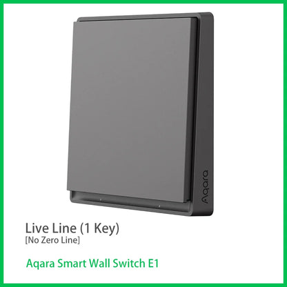 🔌✨ Aqara Smart Wall Switch E1 – Zigbee 3.0 WiFi Wireless Light Switch ✨🔌  Μοντέλο: QBKG38LM / QBKG39LM / QBKG40LM / QBKG41LM