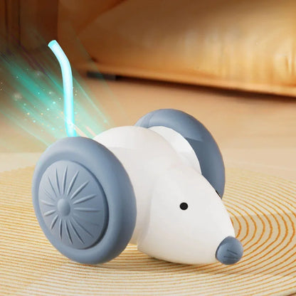 Electric Mouse Car 🐭🚗 | Interactive Cat Toy 🤖 | Smart Obstacle Avoidance 🧠 | Silent & Automatic Teaser 🎮 | Endless Fun 😻