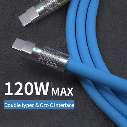 ⚡ 120W 6A Super Fast Charge PD Type-C Καλώδιο – Liquid Silicone | Γρήγορη Φόρτιση & Ανθεκτικότητα 🔌📱