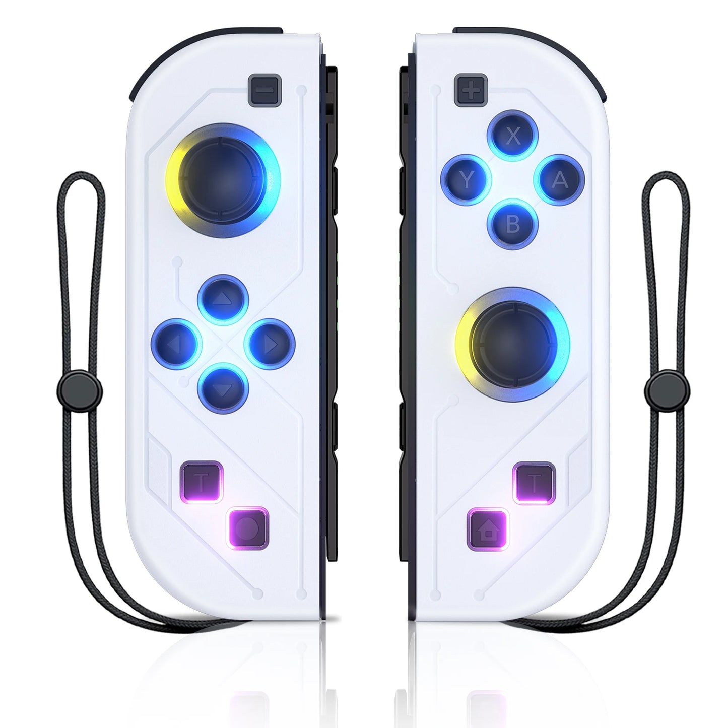 🎮 Wireless RGB Gamepad Controller για Nintendo Switch / Switch Lite / Switch OLED / PC | Με Turbo Function, 6-Axis Gyro & Dual Vibration | Lapezei Joy Pad