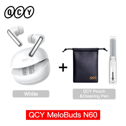 🎧 QCY MeloBuds N60 – Bluetooth 6.0 Earbuds με ANC, LDAC & 45H Αυτονομία