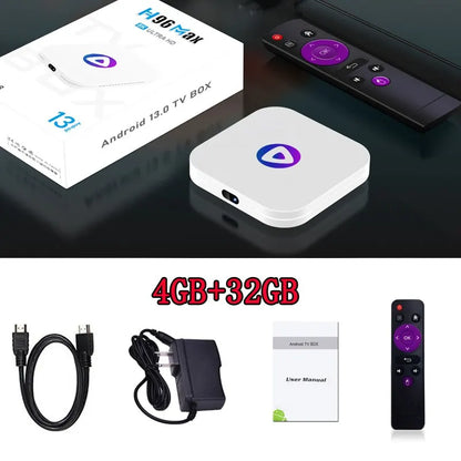 📺⚡ H96MAX M1 Smart TV Box – Android 13, Quad Core, 4K/8K Video & BT 4.0